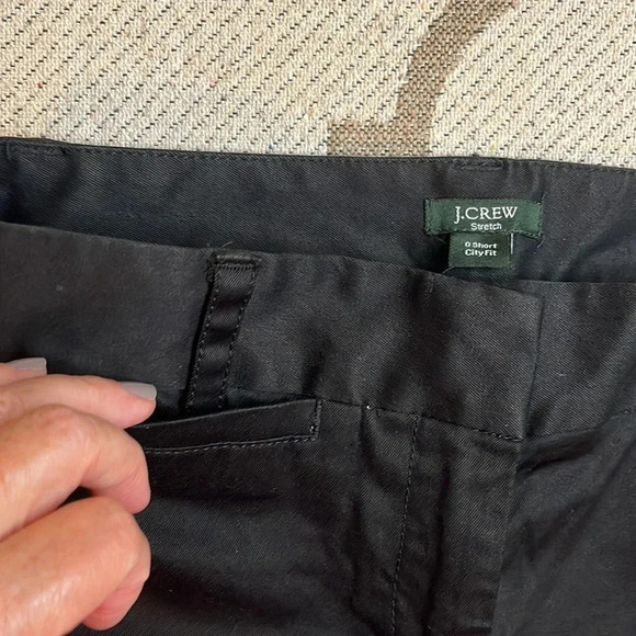 J. Crew City-Fit Madison Stretch Chino black Pants, size 0 short - Picture 15 of 17